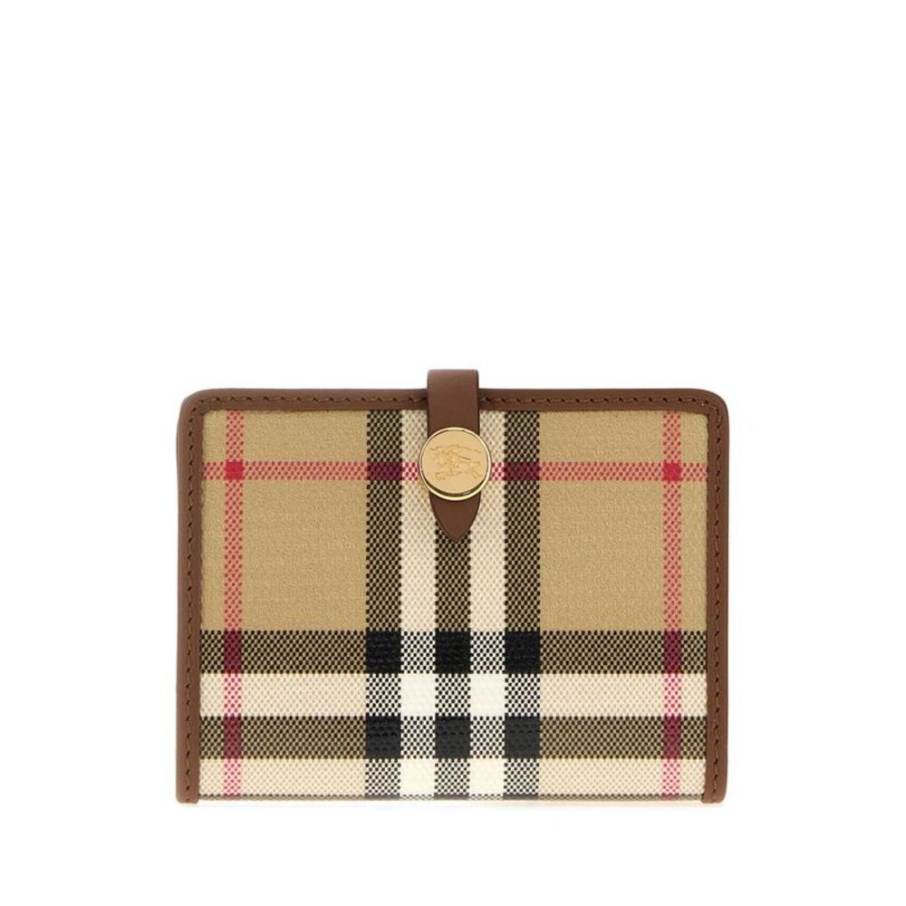 Burberry Women Printed Canvas Card Holder